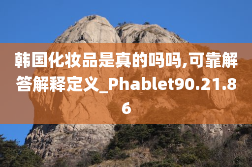 韩国化妆品是真的吗吗,可靠解答解释定义_Phablet90.21.86