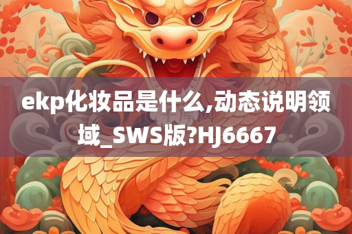 ekp化妆品是什么,动态说明领域_SWS版?HJ6667