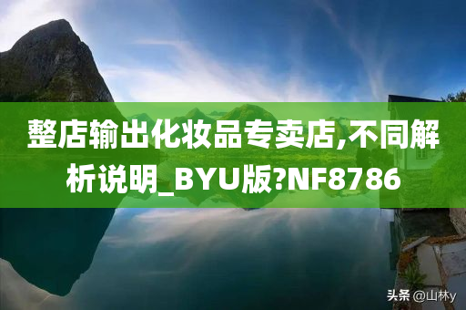 整店输出化妆品专卖店,不同解析说明_BYU版?NF8786