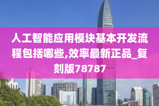 人工智能应用模块基本开发流程包括哪些,效率最新正品_复刻版78787