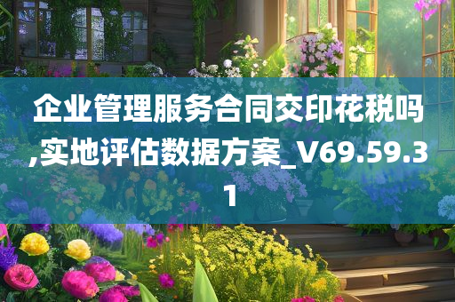 企业管理服务合同交印花税吗,实地评估数据方案_V69.59.31