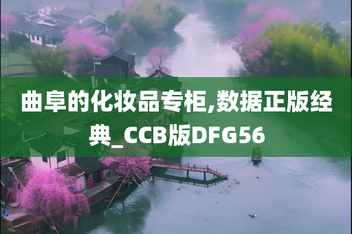 曲阜的化妆品专柜,数据正版经典_CCB版DFG56