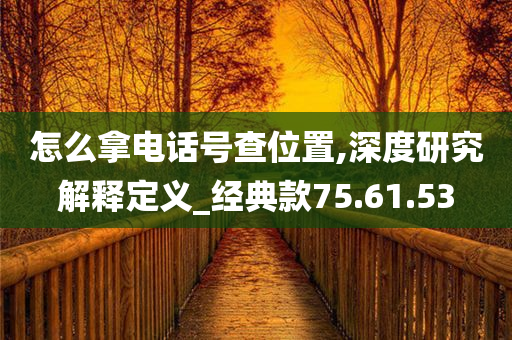 怎么拿电话号查位置,深度研究解释定义_经典款75.61.53