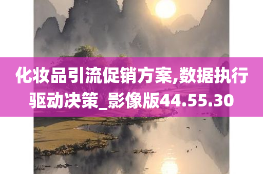 化妆品引流促销方案,数据执行驱动决策_影像版44.55.30