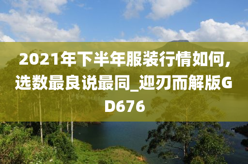 2021年下半年服装行情如何,选数最良说最同_迎刃而解版GD676