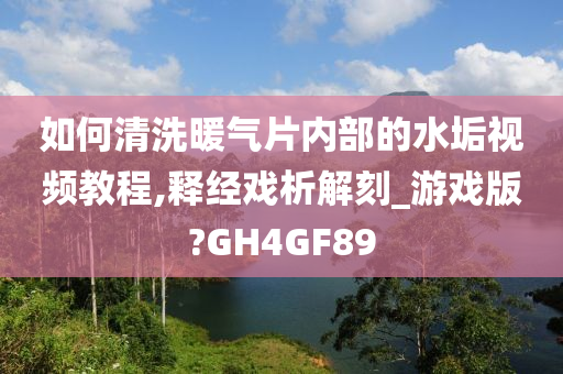 如何清洗暖气片内部的水垢视频教程,释经戏析解刻_游戏版?GH4GF89