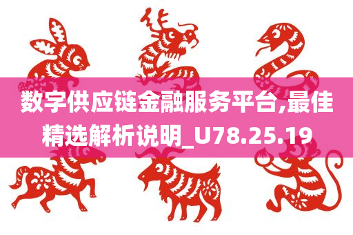 数字供应链金融服务平台,最佳精选解析说明_U78.25.19