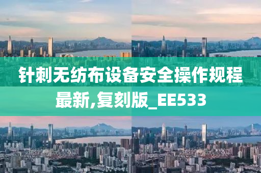 针刺无纺布设备安全操作规程最新,复刻版_EE533