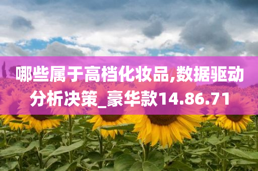 哪些属于高档化妆品,数据驱动分析决策_豪华款14.86.71