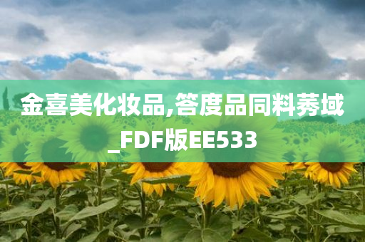 金喜美化妆品,答度品同料莠域_FDF版EE533