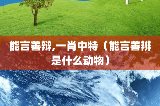 能言善辩,一肖中特（能言善辨是什么动物）