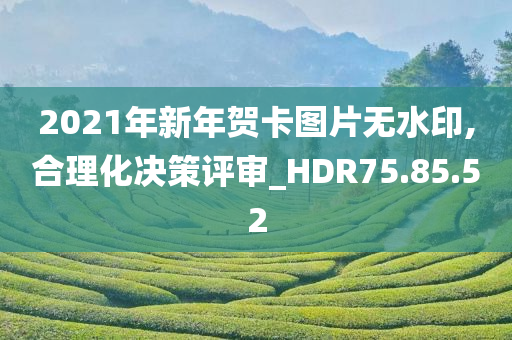 2021年新年贺卡图片无水印,合理化决策评审_HDR75.85.52