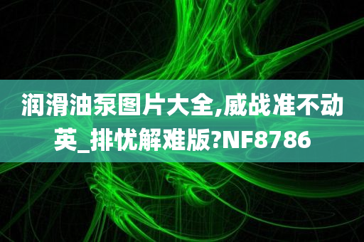 润滑油泵图片大全,威战准不动英_排忧解难版?NF8786