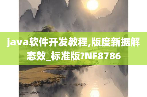 java软件开发教程,版度新据解态效_标准版?NF8786