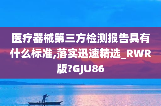 医疗器械第三方检测报告具有什么标准,落实迅速精选_RWR版?GJU86