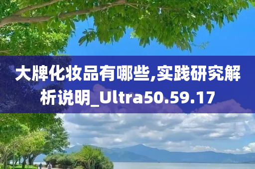 大牌化妆品有哪些,实践研究解析说明_Ultra50.59.17