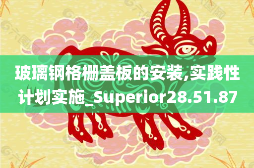 玻璃钢格栅盖板的安装,实践性计划实施_Superior28.51.87