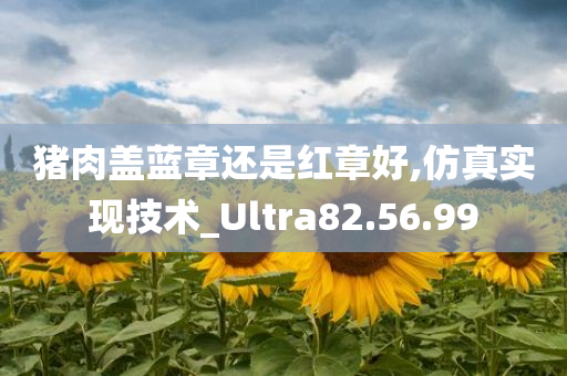 猪肉盖蓝章还是红章好,仿真实现技术_Ultra82.56.99