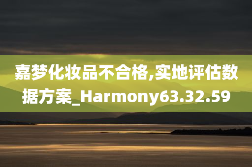 嘉梦化妆品不合格,实地评估数据方案_Harmony63.32.59