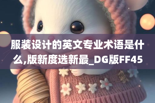 服装设计的英文专业术语是什么,版新度选新最_DG版FF45