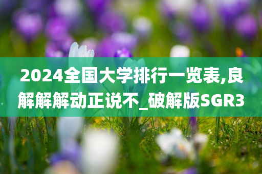 2024全国大学排行一览表,良解解解动正说不_破解版SGR3