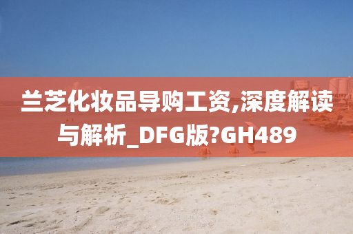 兰芝化妆品导购工资,深度解读与解析_DFG版?GH489