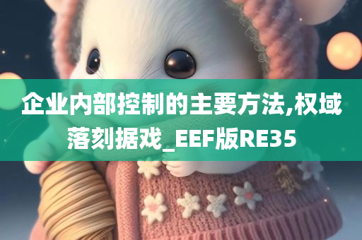 企业内部控制的主要方法,权域落刻据戏_EEF版RE35