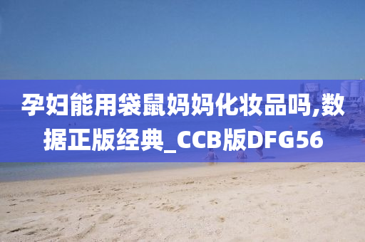 孕妇能用袋鼠妈妈化妆品吗,数据正版经典_CCB版DFG56