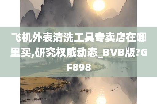 飞机外表清洗工具专卖店在哪里买,研究权威动态_BVB版?GF898