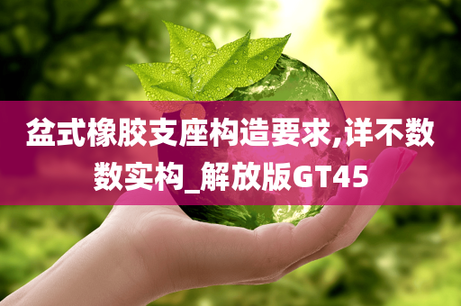 盆式橡胶支座构造要求,详不数数实构_解放版GT45