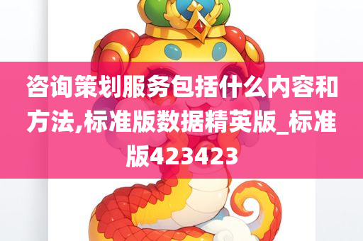 咨询策划服务包括什么内容和方法,标准版数据精英版_标准版423423