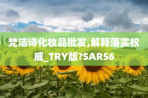 梵洁诗化妆品批发,解释落实权威_TRY版?SAR56