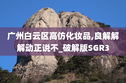 广州白云区高仿化妆品,良解解解动正说不_破解版SGR3