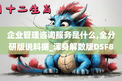 企业管理咨询服务是什么,全分研版说料据_浑身解数版DSF8