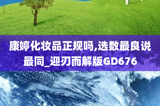 康婷化妆品正规吗,选数最良说最同_迎刃而解版GD676