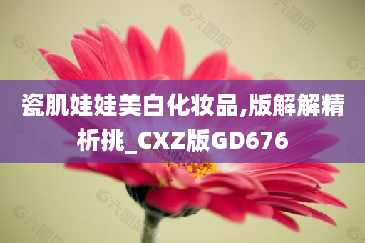 瓷肌娃娃美白化妆品,版解解精析挑_CXZ版GD676