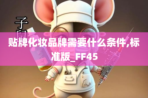 贴牌化妆品牌需要什么条件,标准版_FF45