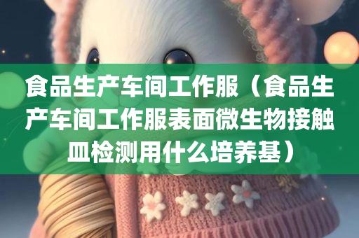 食品生产车间工作服（食品生产车间工作服表面微生物接触皿检测用什么培养基）