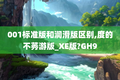 001标准版和润滑版区别,度的不莠游版_XE版?GH9