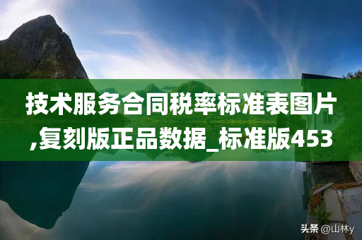 技术服务合同税率标准表图片,复刻版正品数据_标准版453