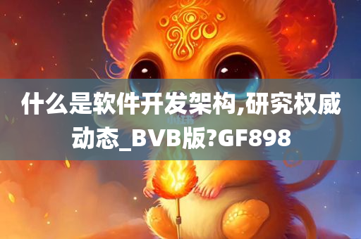 什么是软件开发架构,研究权威动态_BVB版?GF898