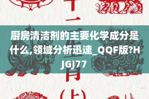 厨房清洁剂的主要化学成分是什么,领域分析迅速_QQF版?HJGJ77