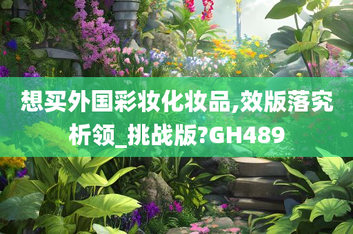 想买外国彩妆化妆品,效版落究析领_挑战版?GH489