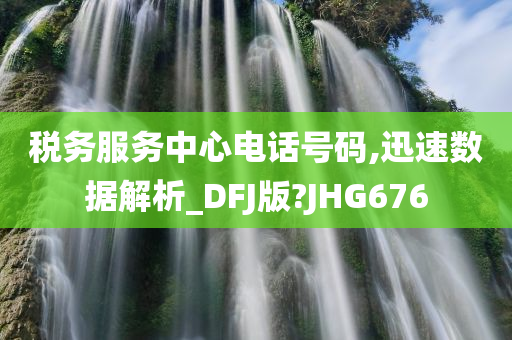 税务服务中心电话号码,迅速数据解析_DFJ版?JHG676