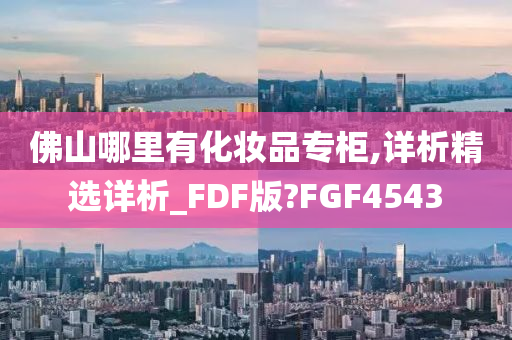 佛山哪里有化妆品专柜,详析精选详析_FDF版?FGF4543