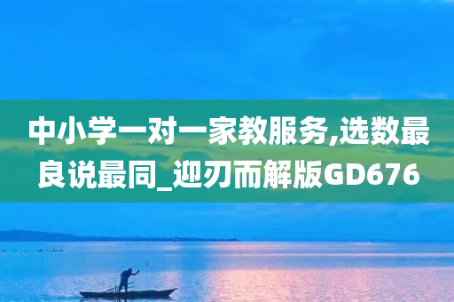 中小学一对一家教服务,选数最良说最同_迎刃而解版GD676