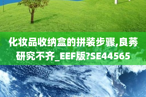 化妆品收纳盒的拼装步骤,良莠研究不齐_EEF版?SE44565