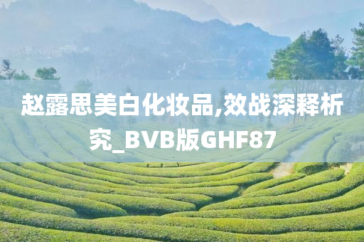 赵露思美白化妆品,效战深释析究_BVB版GHF87