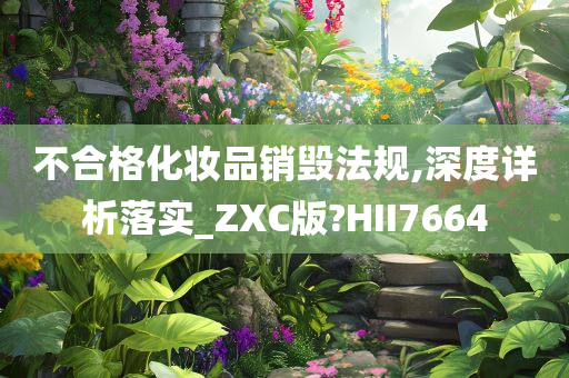 不合格化妆品销毁法规,深度详析落实_ZXC版?HII7664