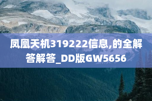 凤凰天机319222信息,的全解答解答_DD版GW5656